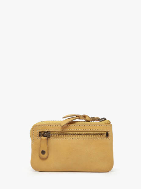 Portemonnee Leder Biba Geel heritage KA13 ander zicht 2
